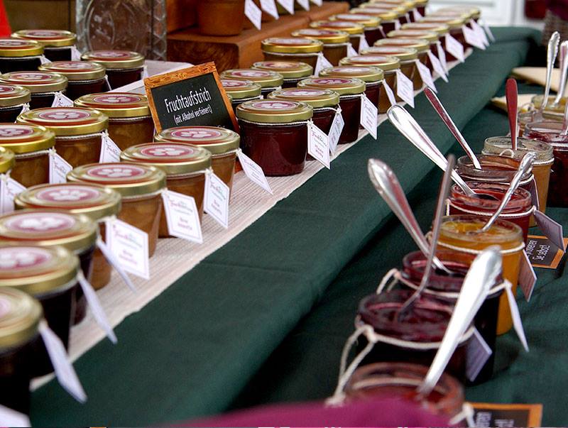 Marmeladenmanufaktur - Marktstand bei Dresden