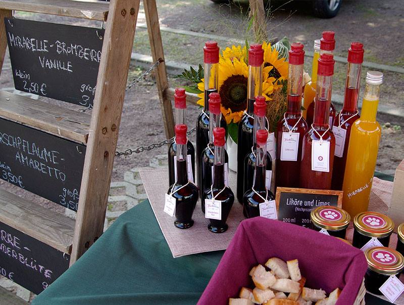 Marmeladenmanufaktur - Marmeladen, Likör und Sirup als besonderes Geschenk