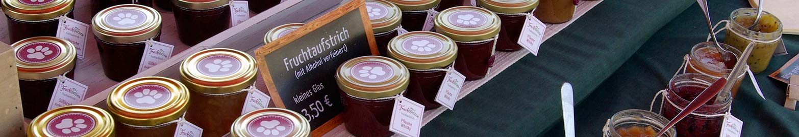 Marmeladenmanufaktur Fruchttatzen - vor Ort kaufen Marmeladenmanufaktur Fruchttatzen - vor Ort kaufen