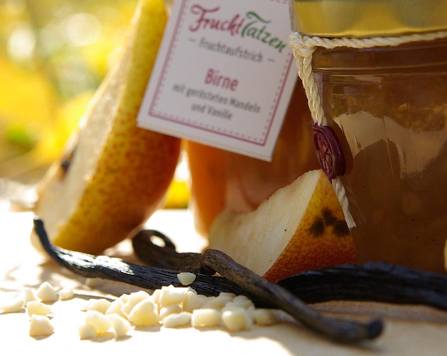 Birne, geröstete Mandel - Marmelade