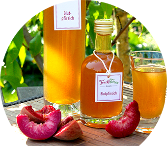 Marmelade als Geschenk - Ansatz mit Blutpfirsich