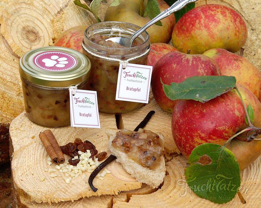 Marmeladenmanufaktur - Bratapfel Fruchtaufstrich aus Coswig bei Dresden