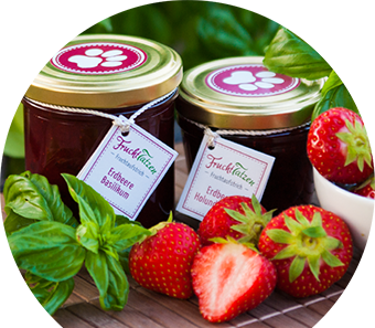 Marmelade kaufen Erdbeere - Basilikum