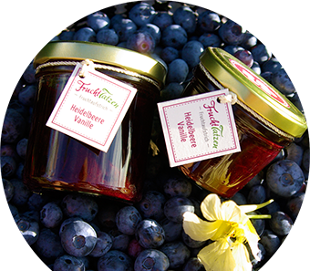 Marmelade als Geschenk - Heidelbeere-Marmelade mit Vanille