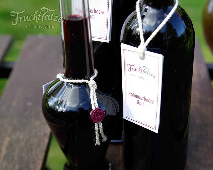 Marmeladenmanufaktur Fruchttatzen - Holunder-Rum - das perfekte Geschenk