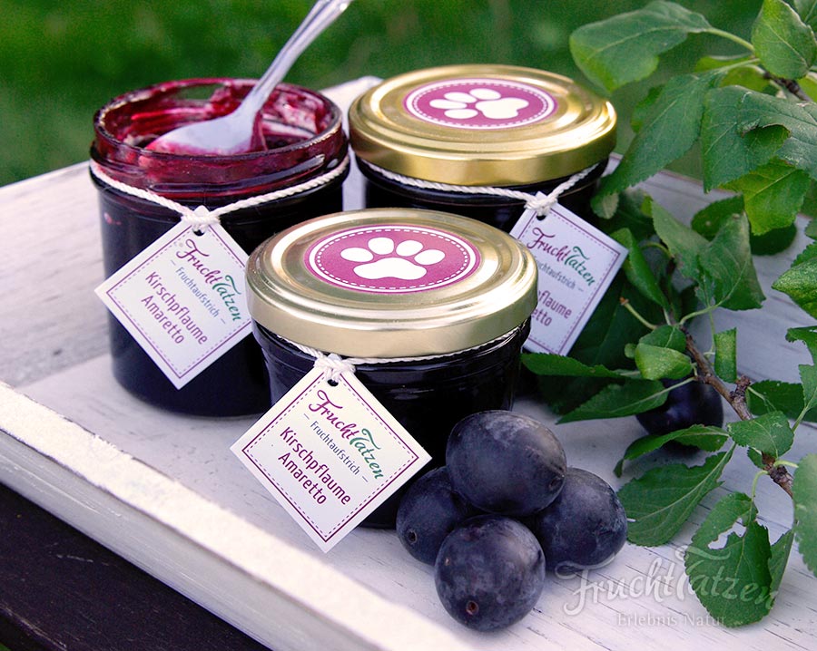 Marmeladenmanufaktur - Kirschpflaume-Amaretto Marmelade