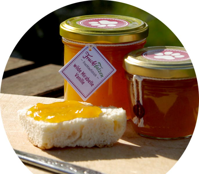Marmeladenmanufaktur - Mirabellen-Marmelade der Fruchttatzen aus Dresden