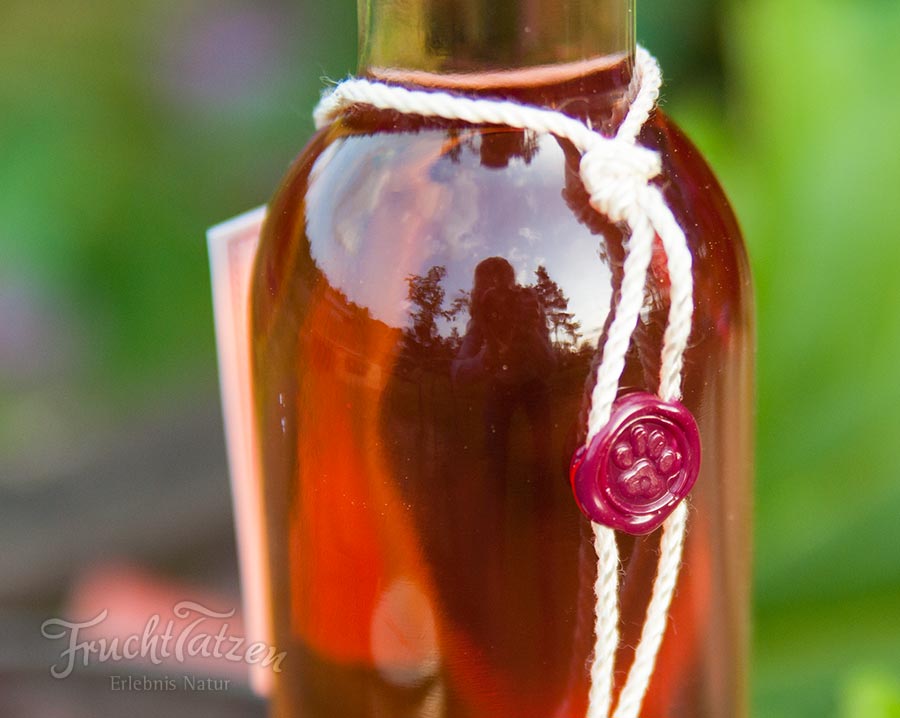Ansatz als Geschenk - Rhabarber-Gin