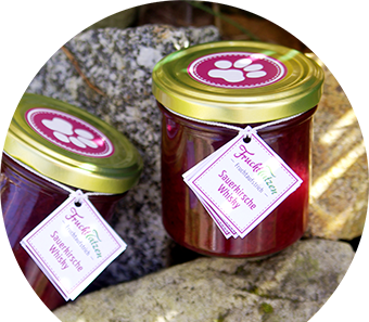Marmelade als Geschenk - Sauerkirsche Whisky